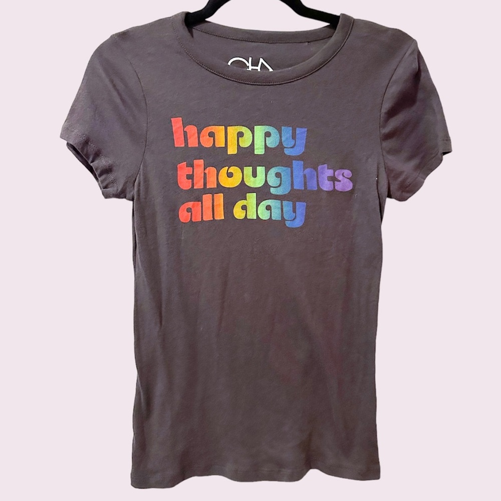 Happy thoughts graphic tee